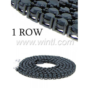One Row Cz Chain 30"- 4mm