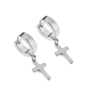 Prodigious Dangling Cross Earrings- D9521