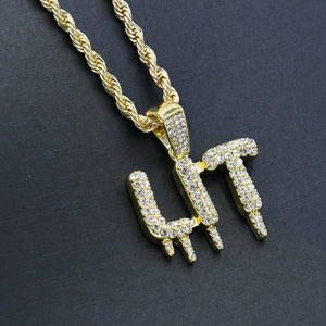DRIPPING LIT CHAIN AND CHARM - HC1303G