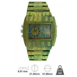 Natural wood watch for Men's