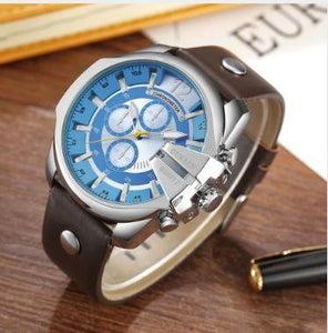 Curren MILITARY Classic Leather Strap Fashion Watch | 5402813