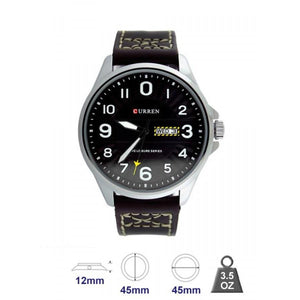 Curren Leather Band Watch for Men 8269