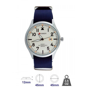 Curren Leather Band Watch for Men 8268