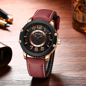 SENSUOUS Leather Watch For Men | 541126