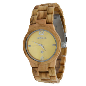 BEWELL Natural wood watch-5702929