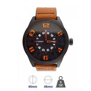 Curren Leather Band Watch for Men