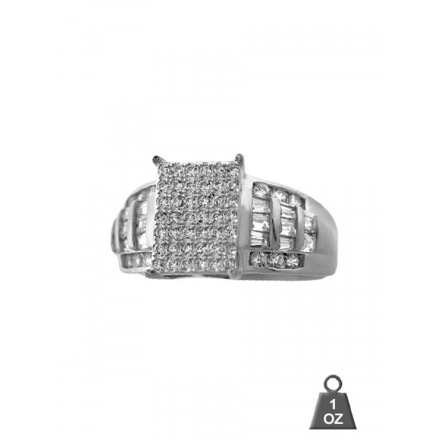 Silver Ring with cz for ladies