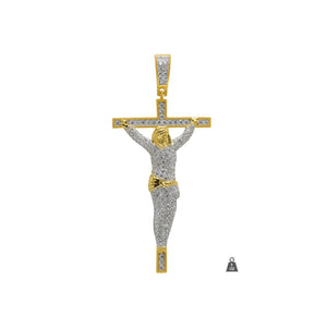 Crucifix CZ in Silver 928112