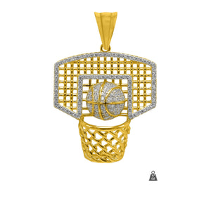 Basketball Silverf Pendant-928512