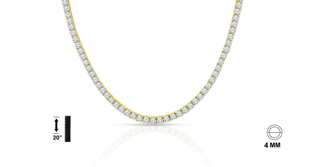 925 Sterling Silver Chain with CZ - 928572