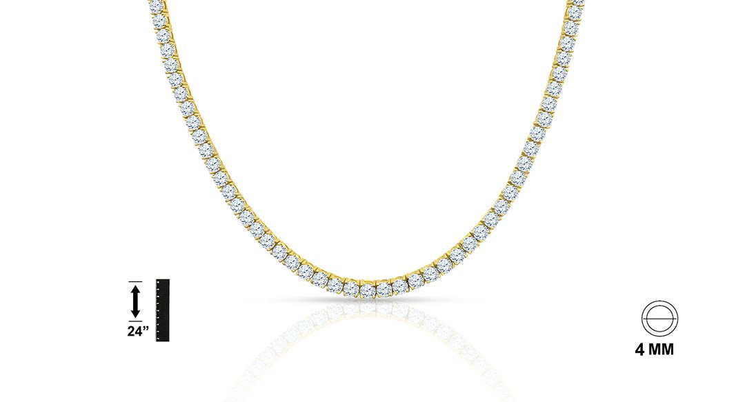 925 Sterling Silver Chain with CZ - 928592