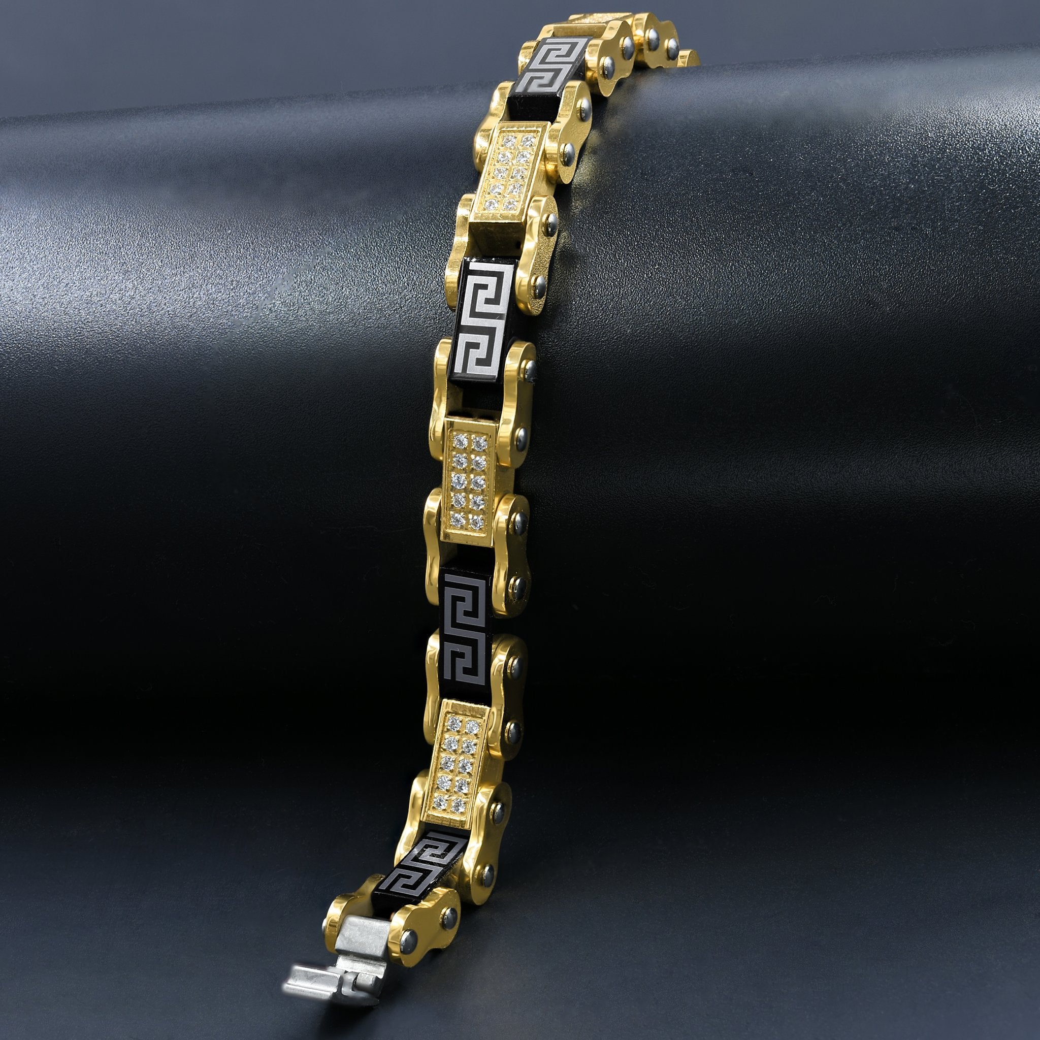 Steel Bracelet with CZ 2229-E