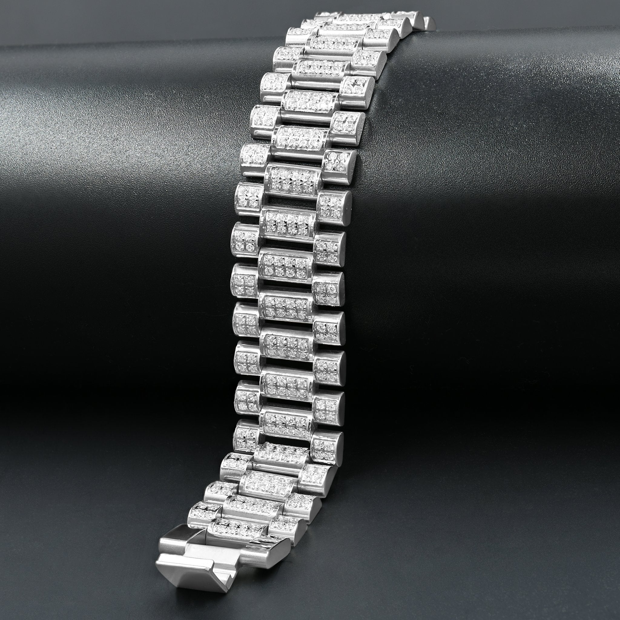 Steel Bracelet with CZ