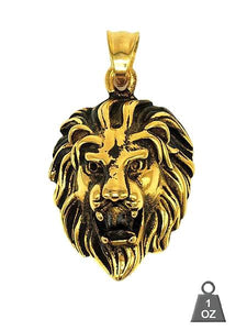 Stainess Steel Lion Pendant 936682