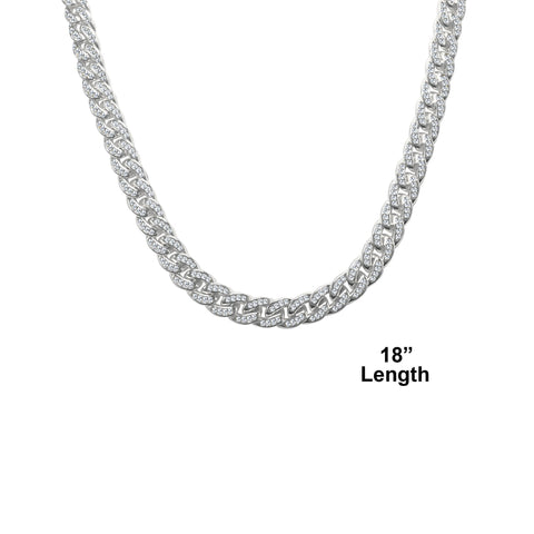 Brass-chain-with-crystal-stone- White 18''-970721