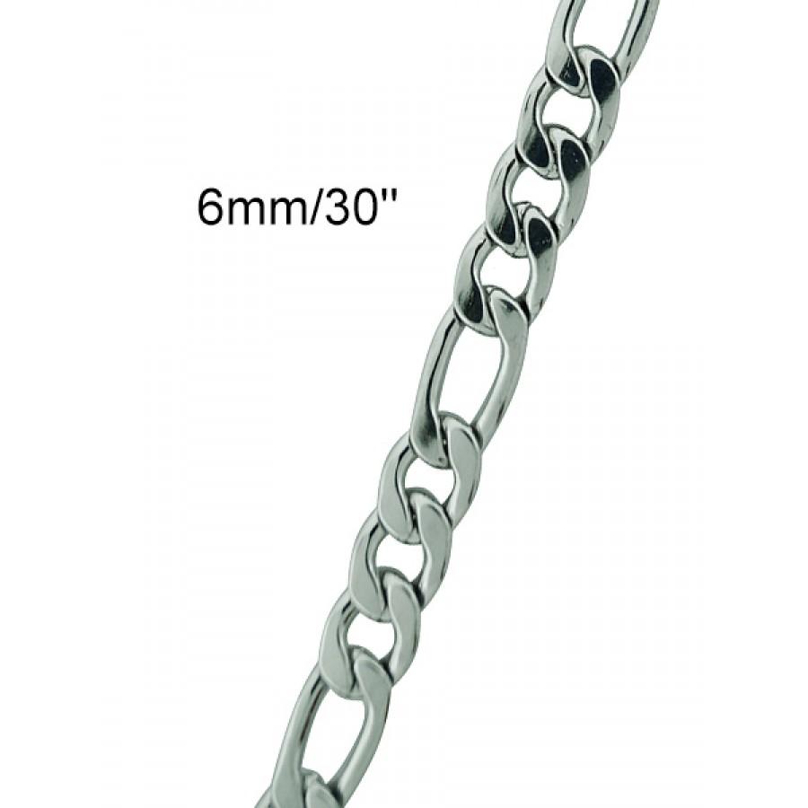 Men`s Stainless Steel Figro Chain