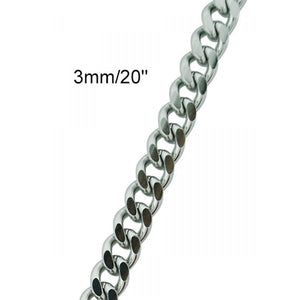 Men`s Stainless Steel Cuban Chain